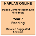 NAPLAN Online MiniTest Answers Reading Year 7